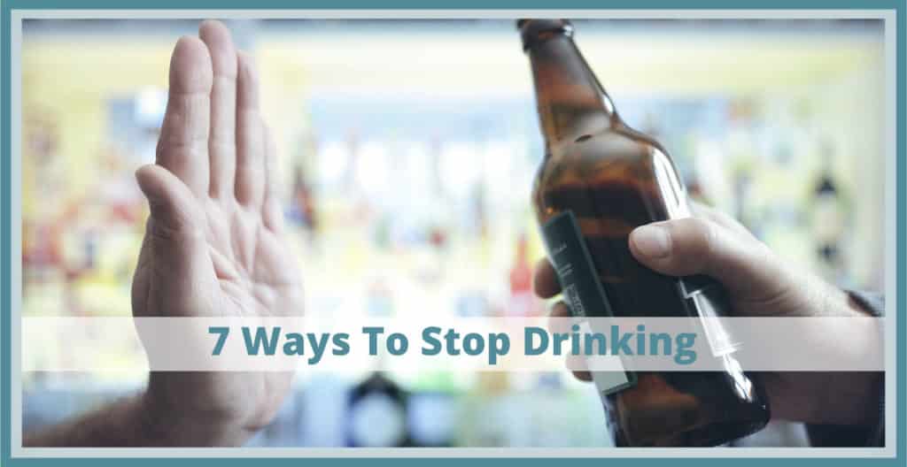 ways to stop drinking