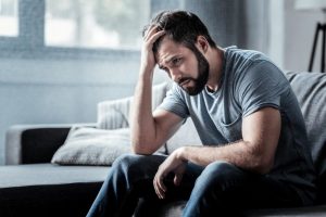 Man suffering from bipolar and alcohol abuse