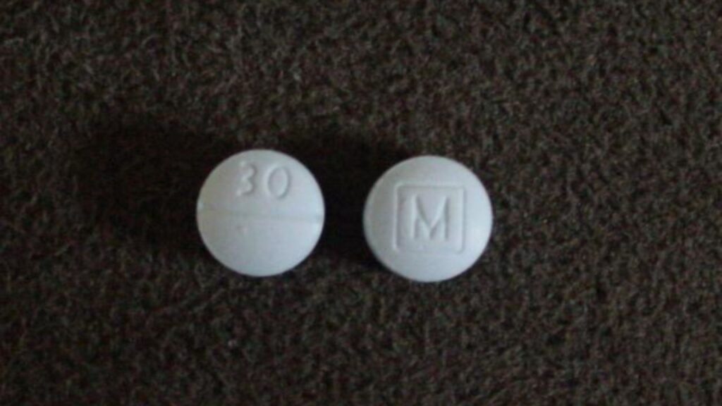 M30 pills which are a form of Oxycodone a powerful opioid that can cause opioid withdrawal