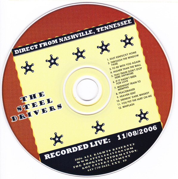 CD recording of The SteelDrivers's 2006 live set at the Station Inn (image courtesy of Discogs)